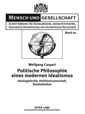 cover image of Politische Philosophie eines modernen Idealismus